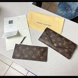 Louis Vuitton Monogram Canvas Josephine Wallet M60708, Fuchsia